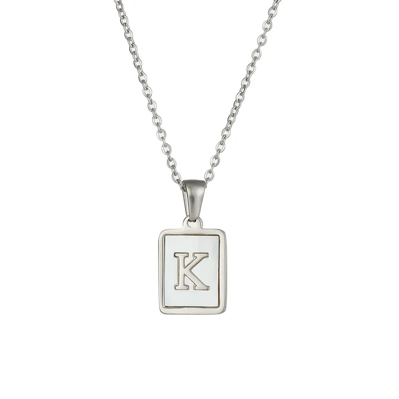 Iris Initial Necklace