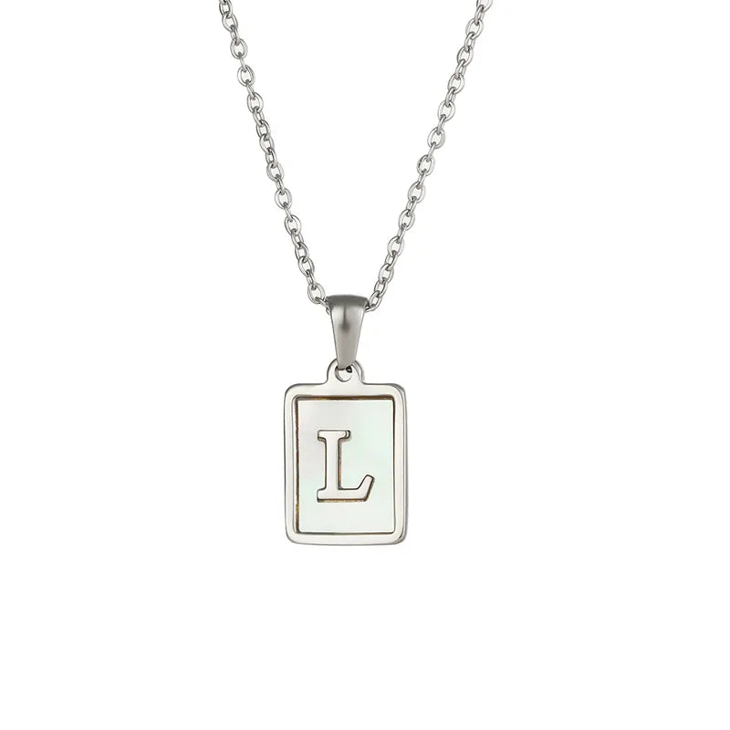 Iris Initial Necklace