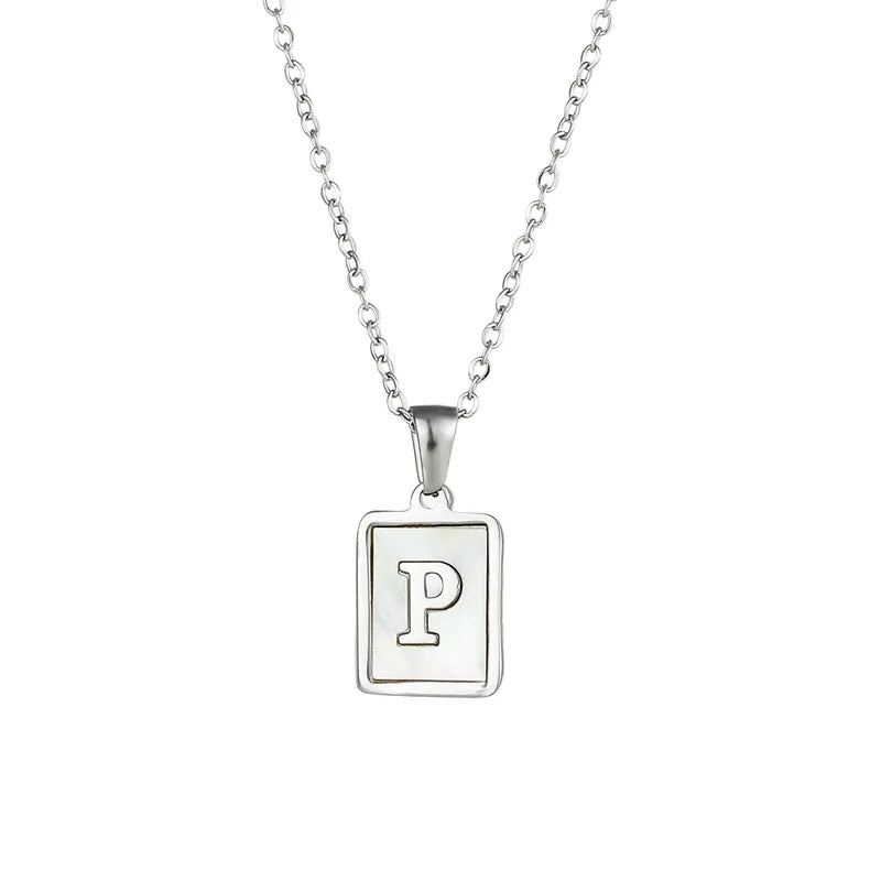 Iris Initial Necklace