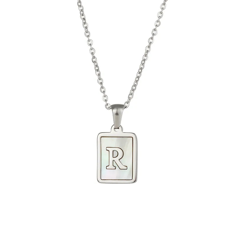 Iris Initial Necklace