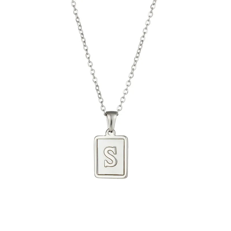 Iris Initial Necklace