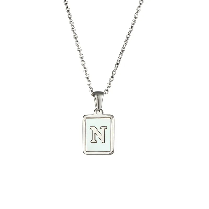 Iris Initial Necklace