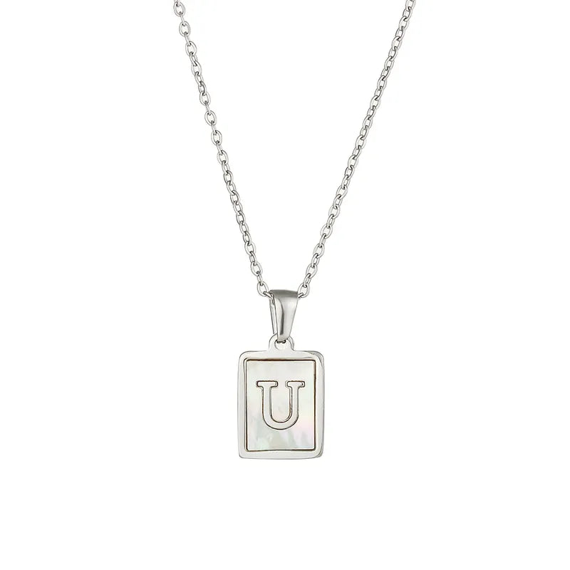 Iris Initial Necklace