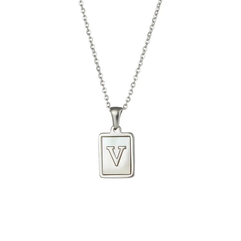 Iris Initial Necklace