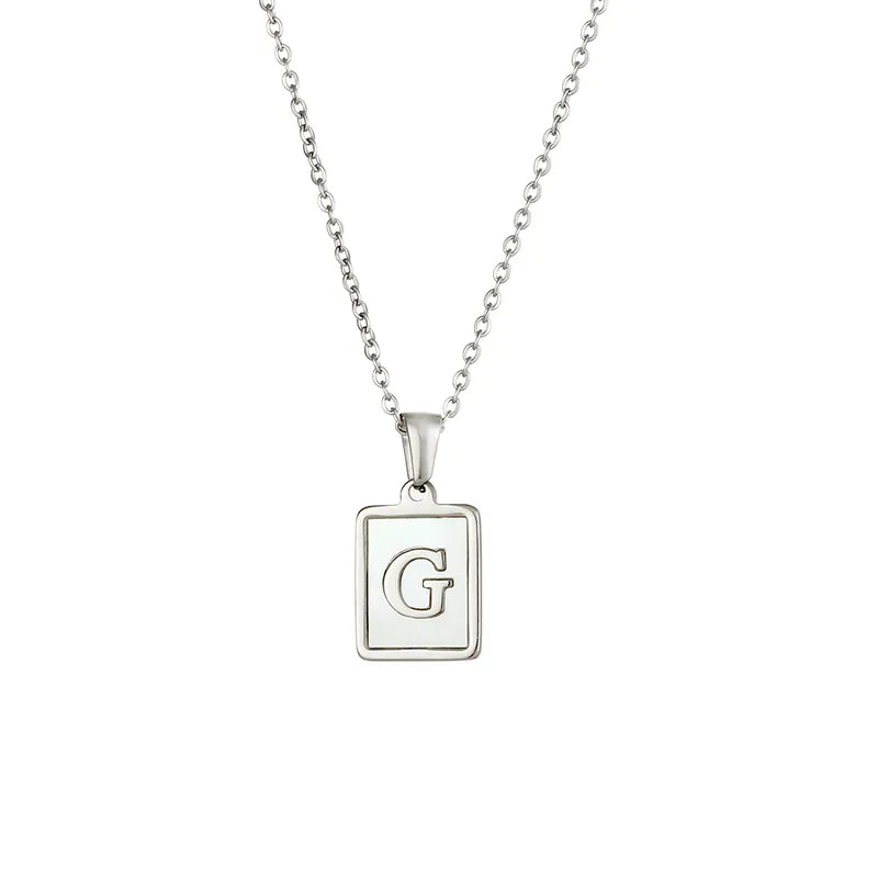 Iris Initial Necklace