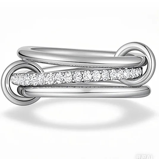 Interlocking Double Ring