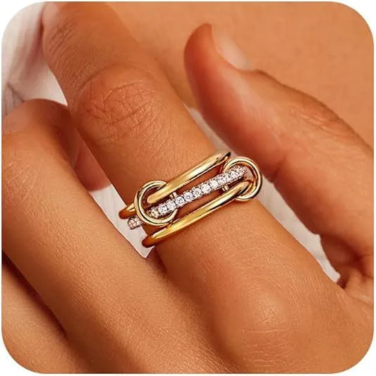 Interlocking Double Ring