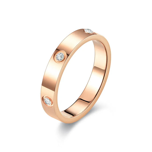 Three Nail-Three Diamonds ring