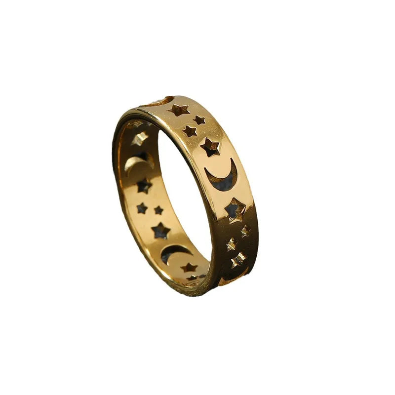 Stars & Moon Ring