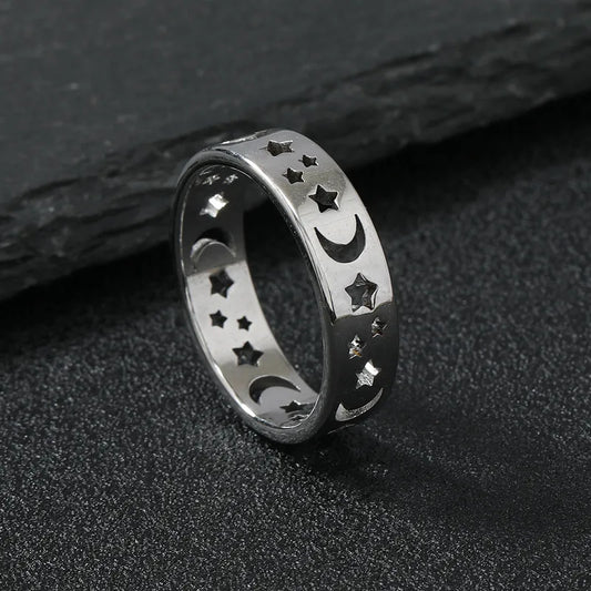 Stars & Moon Ring