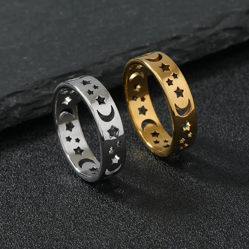 Stars & Moon Ring