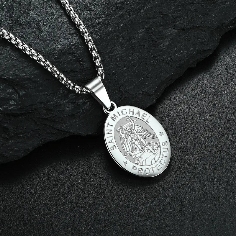 St. Michael Necklace Small