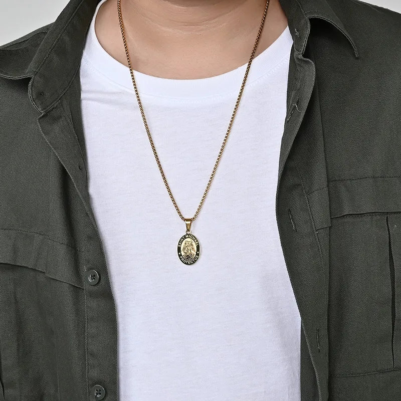St. Michael Necklace Small