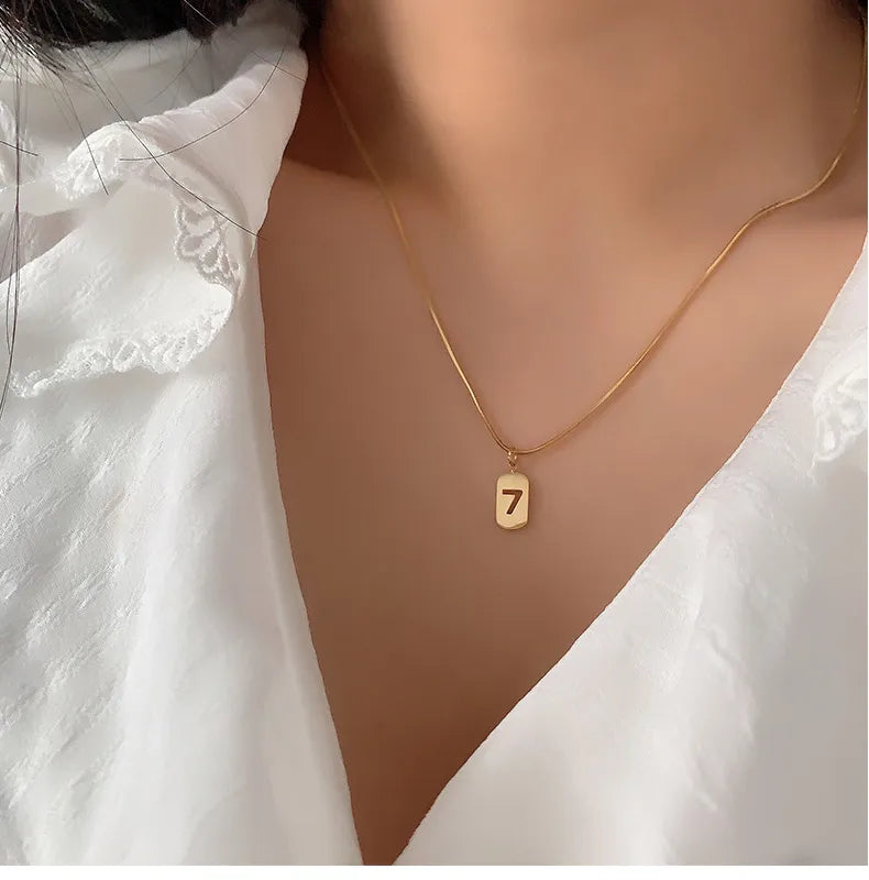 Lucky 7 Pendant Necklace