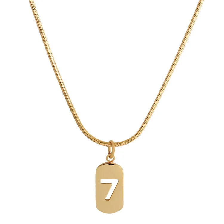 Lucky 7 Pendant Necklace