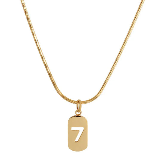 Lucky 7 Pendant Necklace
