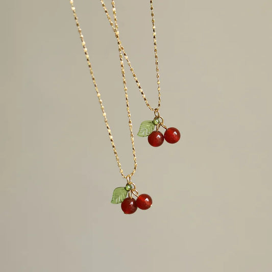 Small Cherries Necklace