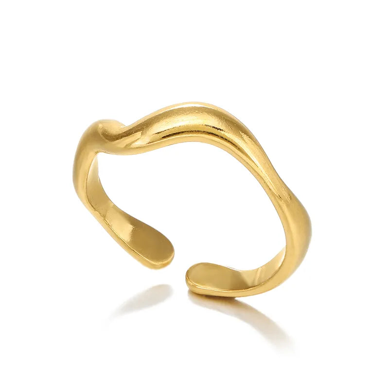 Open Wavy Ring