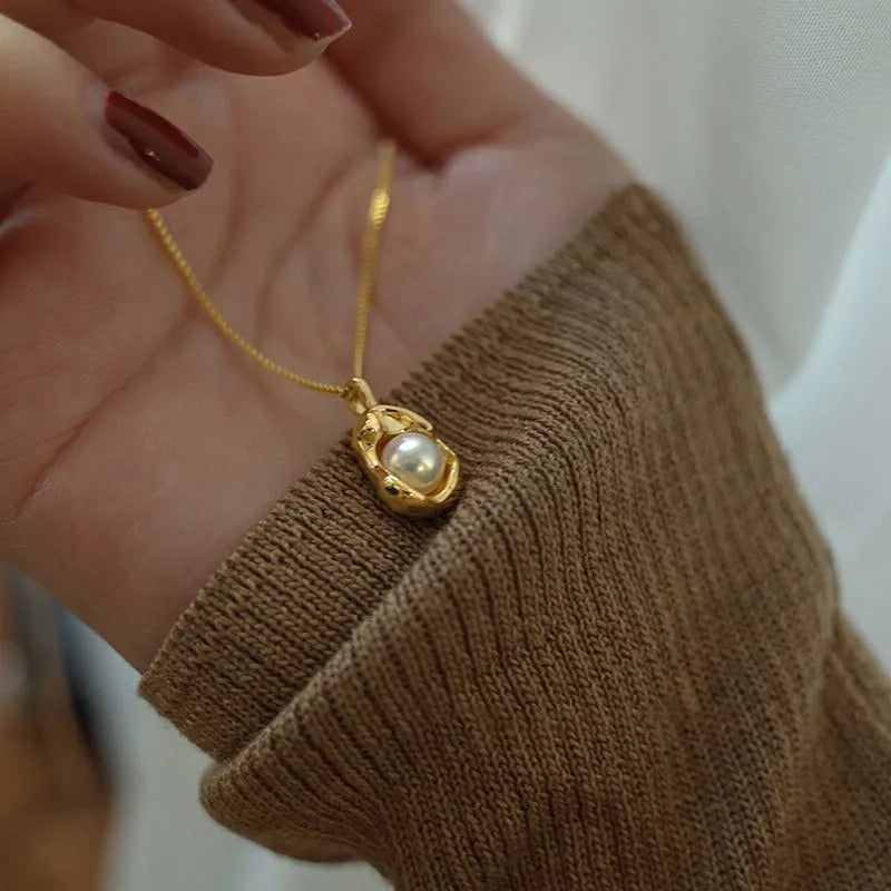 Single Pearl Necklace