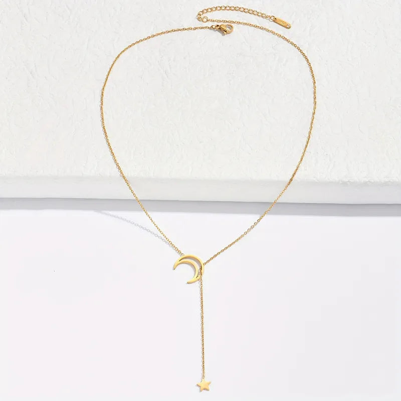 Moon & Star Necklace
