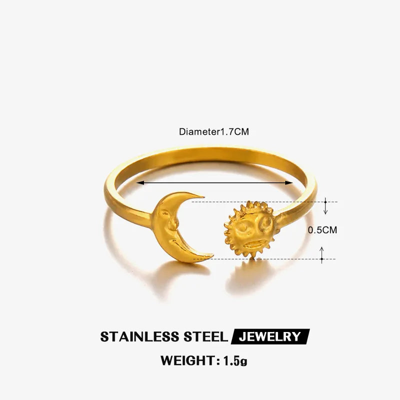 Sun and Moon Ring